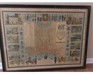 City of Philadelphia City Plan Artwork