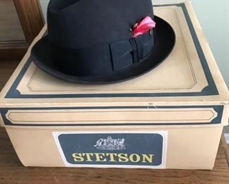 Royal Stetson Black Fedora Hat