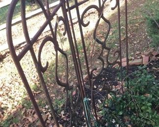 Three Black Trellis Pieces