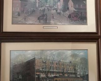 Two West Chester Prints by Rubincam