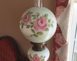 Vintage Hurricane Floor Lamp