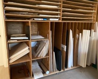 ARTIST SUPPLIES AND PLEXIGLASS