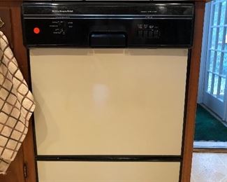 Kitchen-Aid dishwasher. Working good. $45.00 or best offer. Will need to be detached from home. 