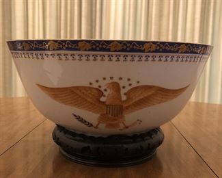 Reproduction of George Washington’s bowl at Mt. Vernon. $50.00. 12”diameter 