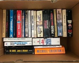 A sampling of the many paperback books available for purchase