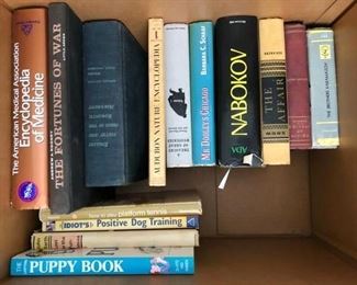 A sampling of the many paperback books available for purchase