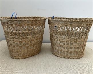 Pair of baskets. Two of many decorative baskets available for purchase