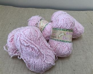 Pink Nylon Yarn - 5 Skeins