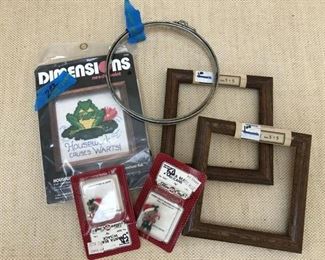 Assorted crafting materials