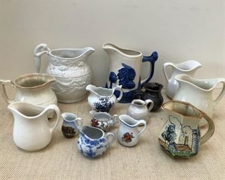 Assorted pitchers