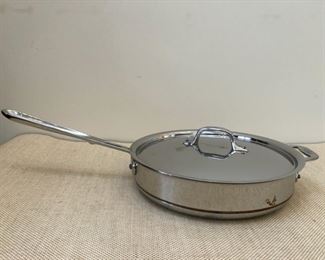 All-Clad Copper Core 3 quart saute pan with lid