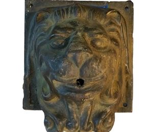 Cast iron lion fountain head (VERY HEAVY)