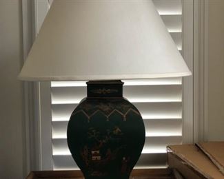 Pair of lamps. One shown