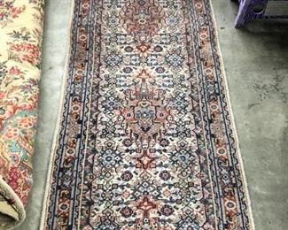 Persian runner measures 160" L x 31" W