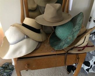 Sample of hats