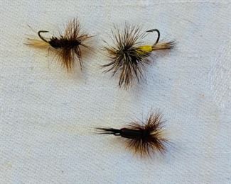 Flies for fly fishing. Net available too as well as ExOfficio clothing for men