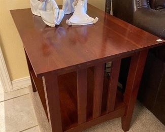 Matching side table from Ethan Allen.