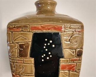 Signed pottery, Keith Chino "Ancient Cosmos" $100.