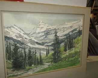 Utah artist Frank Huff; purchased at Neal Auction Gallery for $1,200.