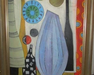 Fine American painting signed Harris