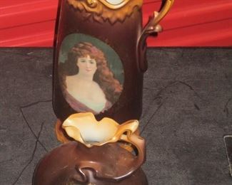 Pair of French porcelain vases