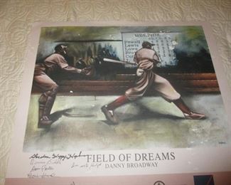 Memphis Red birds Negro League autographed poster