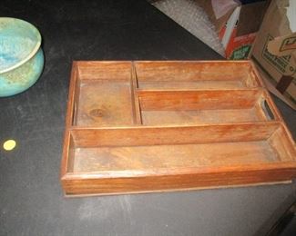 antique change tray