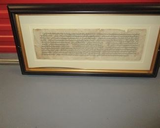 Rare antique Tibetan scroll