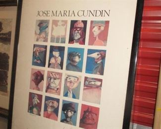 Jose Cundin autographed poster