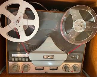 Revox G-36MKIII reel to reel with NAB equalization -with all original handbooks and paperwork. 