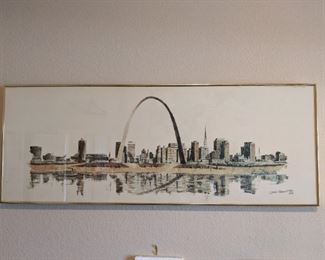 Framed Art, signed John Gromosiak