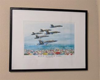Blue Eagles Print