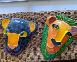 Gina Truex paper mache masks