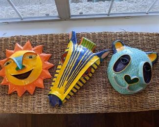 Gina Truex paper mache masks