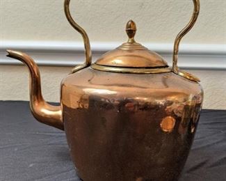 Rare Victorian Copper Tea Kettle (1970s)