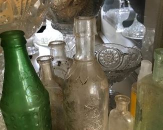 old bottles found box full in attic