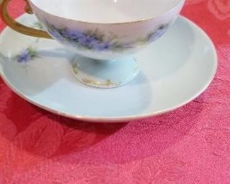 LOT A41- $15- CT TEACUP AND SAUCER