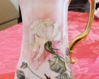 LOT A44- $55- VINTAGE HAND PAINTED TEAPOT C.1964