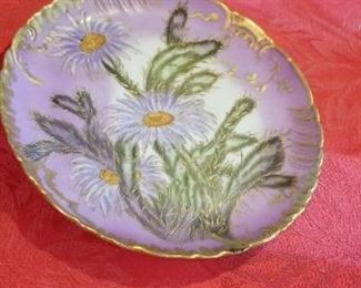 LOT A49- $ 70- C.F H.. G. D.M FRENCH HAND PAINTED PLATE