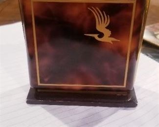 LOT T5- $95- THORENS SWITZERLAND ART DECO BAKELITE LIGHTER 4 X3 3/4