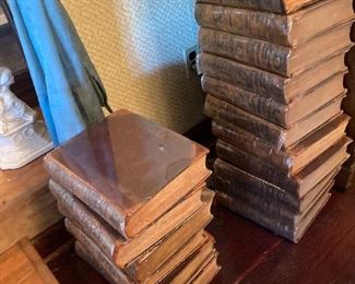 great antique books Encyclopedia Britanica, 1877 ,group of 19 books. large and wonderful . complete set