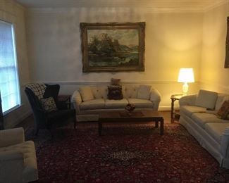 Living Room Furniture. ( rug not for sale)