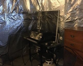 Wrought Iron Chairs, Gas Grill