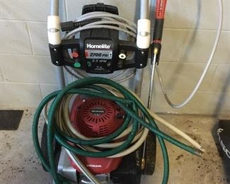 Homelite 2700 psi pressure washer