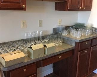 Assorted Crystal Stemware