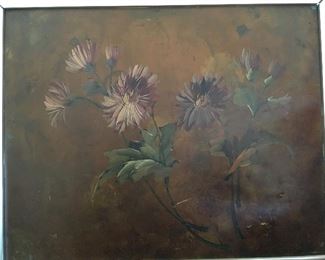 Antique Chinese Hand Painted Panels