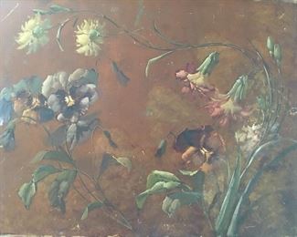 Antique Chinese Hand Painted Panels