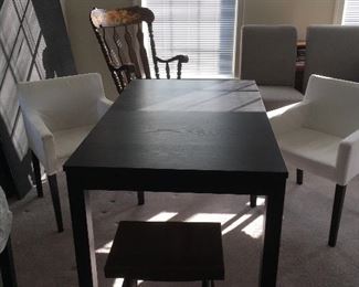 Table , stool , 2 Chairs