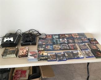 Play station 3 , X-Box 360, games & DVD’s . Vintage Kodak projecter & slide holders