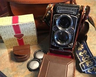 Vintage Rolleiflex Camera & Lenses